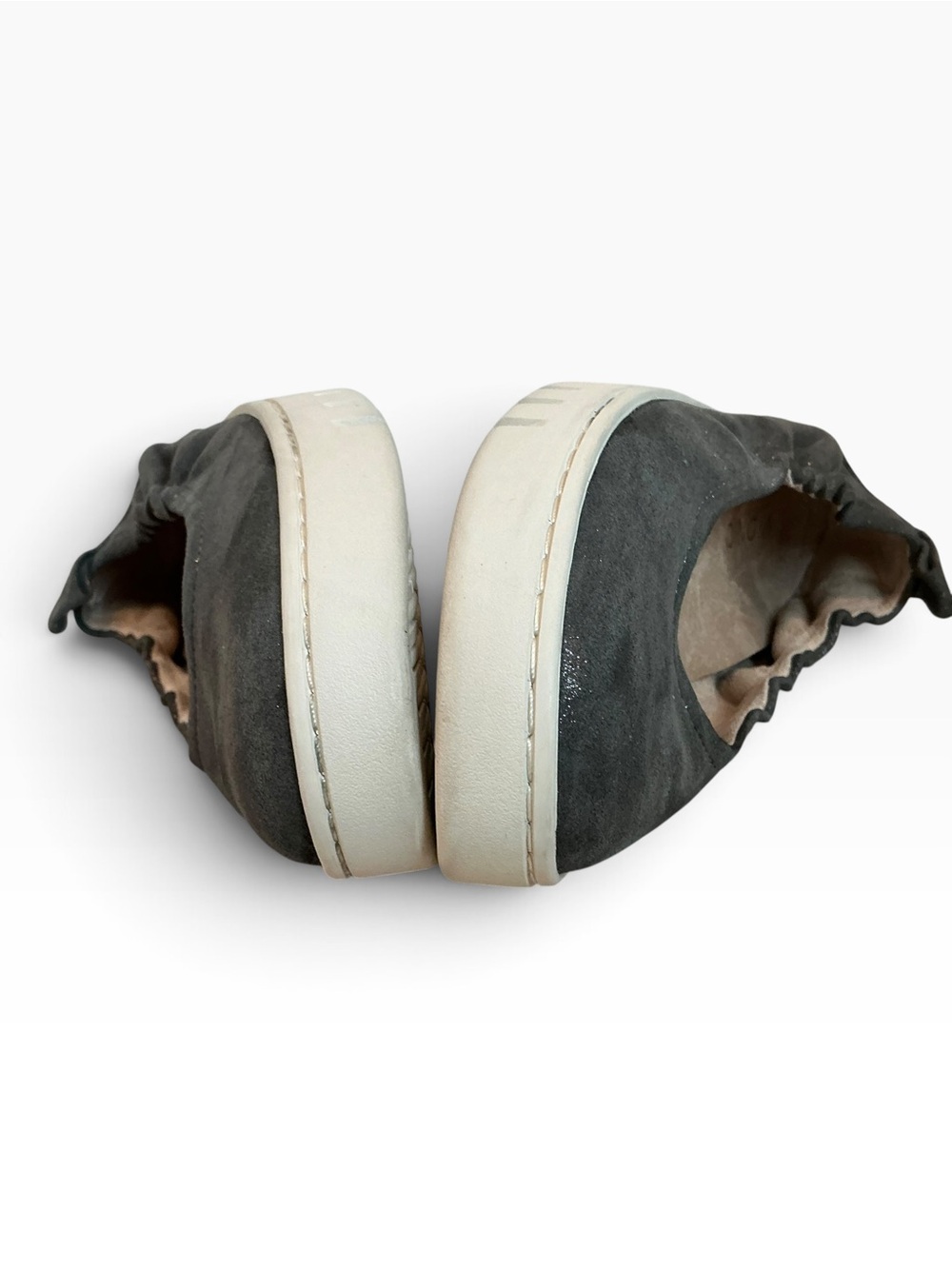 Vionic Uptown Ballet Slip-On Flats Women’s 6.5 Wide Charcoal Metallic Leather - Picture 7 of 11